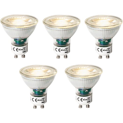 LUEDD Komplet 5 GU10 3-staps dimbaar LED lamp 7W 700 lm 2700K Cene