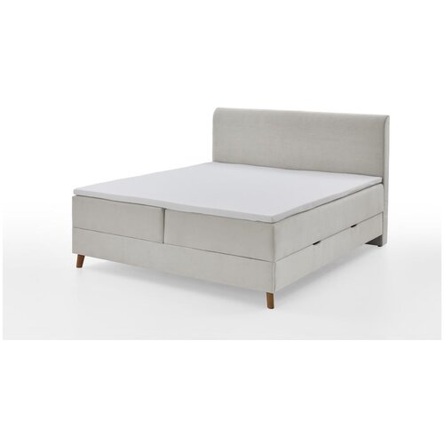 Meise M&amp;ouml;bel Bež boxspring postelja s prostorom za shranjevanje 160x200 cm Memphis - Meise M&amp;ouml;bel Slike