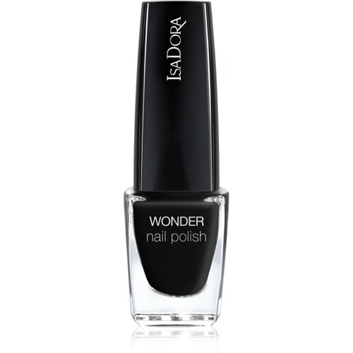 IsaDora Wonder Nail Polish hitro su&amp;scaron;eči lak za nohte odtenek 139 Black Laquer 6 ml Slike