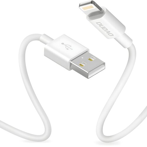 Dudao Napajalni kabel USB - A / Lightning 3A 1m - Bela Slike