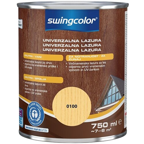 SWINGCOLOR Lazura za les (Brezbarvna, 750 ml, Svilnati sijaj) Cene