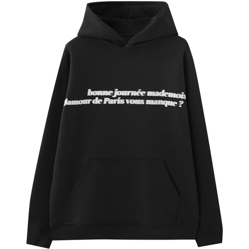 Pull&amp;amp;Bear Majica črna / bela Slike