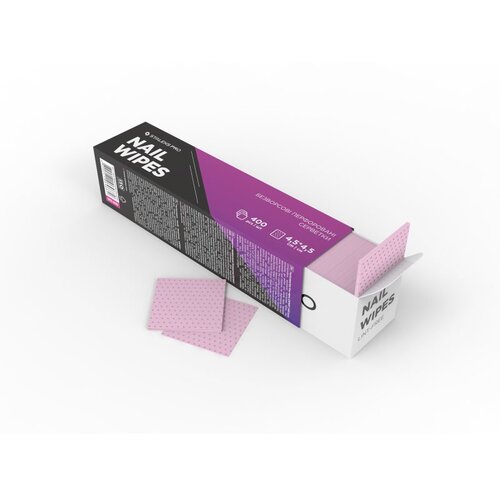 Staleks Expert Nail Wipes brisače za odstranjevanje gel in akril nohtov 400 kos Slike