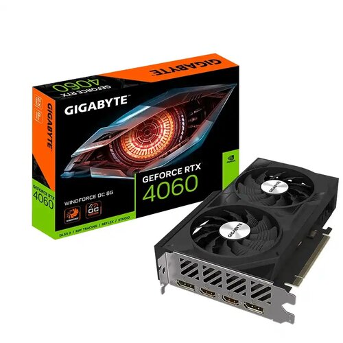 Gigabyte karta GeForce RTX 4060 GV-N4060WF2OC-8GD 8GB 128bit 2xDP/2xHDMI Cene