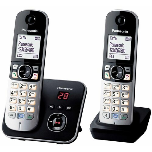 Panasonic Brezžični telefon KX-TG6822 Duo z naprednim odzivnikom, (5000512469) Cene