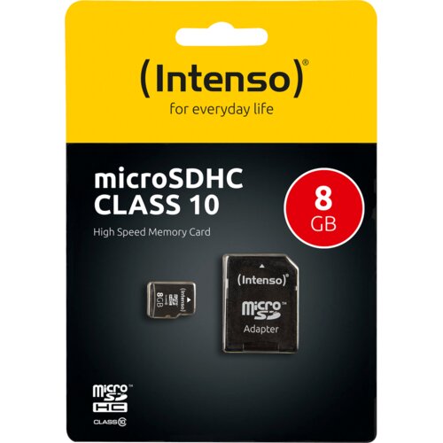 Intenso SDHCmicro + ad-8GB/Class10 Micro SD kartica 8GB (SDHC & SDXC) sa adapterom Cene