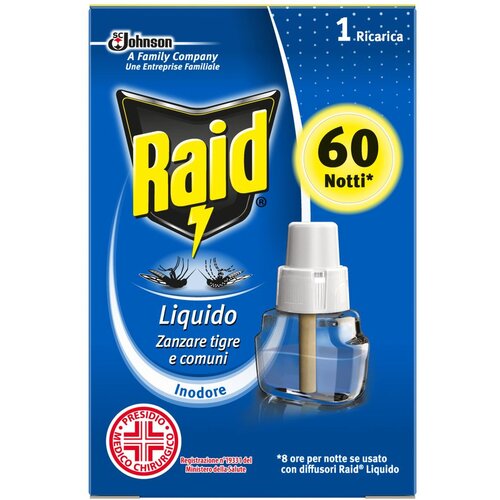 Raid Polnilo za električni aparat Raid (36 ml, s tekočim insekticidom) Cene
