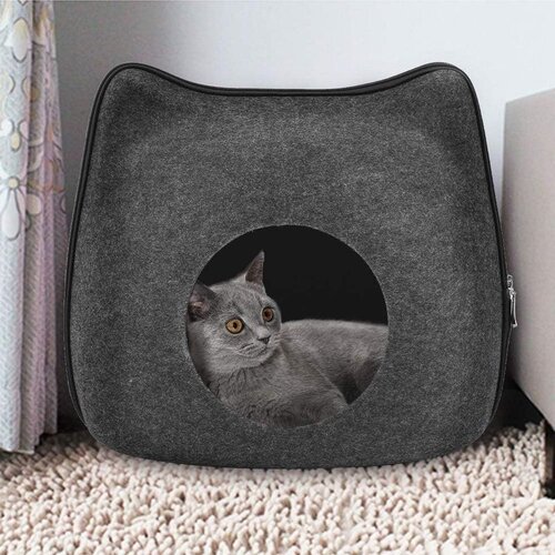 BOLZZ Kućica za ljubimce cat dark gray Cene