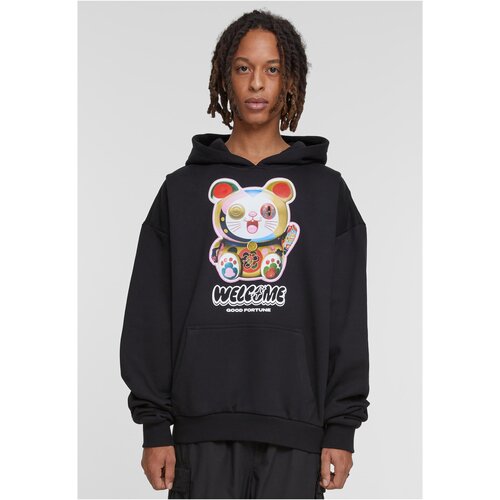 Mister Tee Men&amp;#039;s Welcome Cat Ulrta Heavy Oversize Hoodie Black Slike