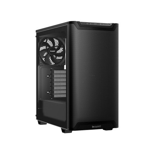 BE QUIET PURE BASE 501 Airflow Window Black, MB compatibility: ATX / M-ATX / Mini-ITX, Two pre-installed ! Pure Wings 3 140mm fans, Ready fo Cene