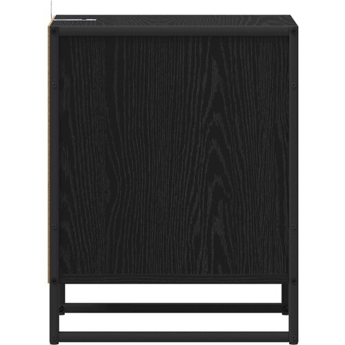 Noćni ormarić s ladicama 2 pcs Crni hrast 39,5 x 30 x 50 cm Slike