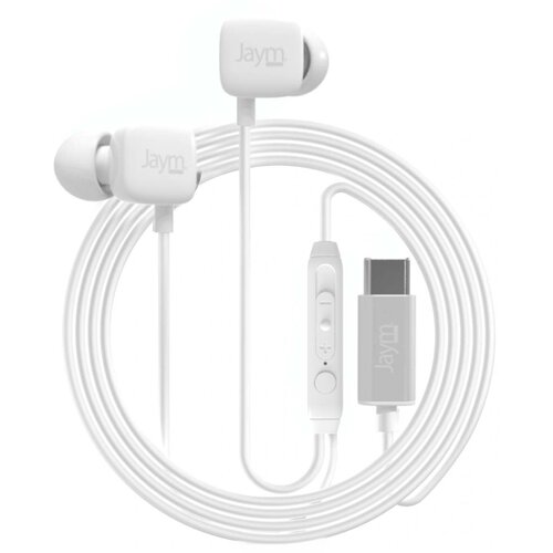 Oem Jaym, Žične u&scaron;esne slu&scaron;alke USB-C z mikrofonom in daljinskim upravljalnikom, Bela, (5000228732) Cene