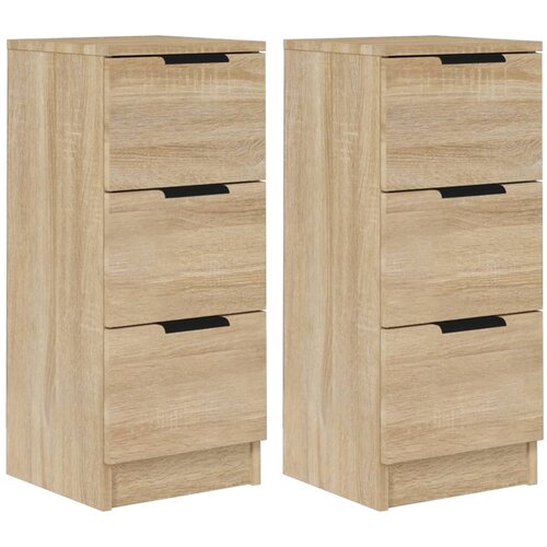 Maison Chic 2 kosi Komode - Predalnik sonoma hrast 30x30x70 cm konstruiran les, (21722507) Cene
