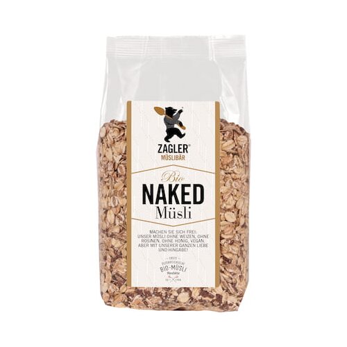 ZAGLER M&amp;Uuml;SLIB&amp;Auml;R Bio-Naked-muesli Slike
