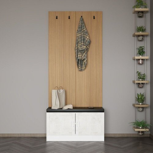 Woody Fashion noah - 8305 white hall stand Slike