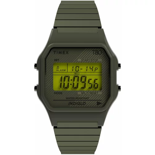 Timex Ročna ura T80 TW2U94000 Green/Green