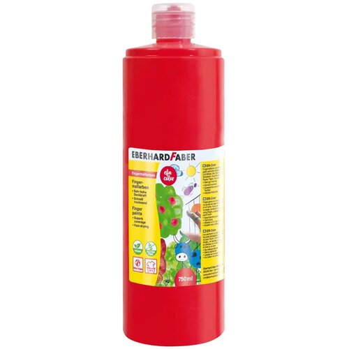 Eberhard Faber Prstna barva rdeča, 740 ml Slike