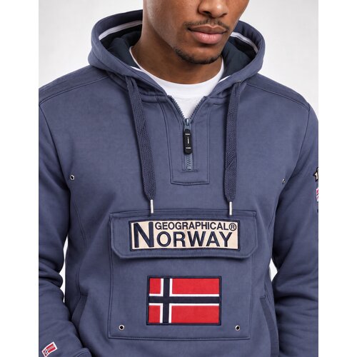 Geographical Norway Puloverji GYMCLASS Modra Slike