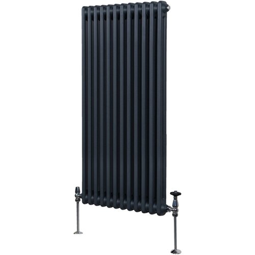 Monster tradicionalni radiator z 2 stolpcema - 1500 x 562 mm - antracitno siva, (21569862) Cene