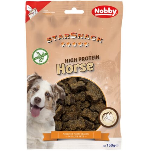 Nobby starsnack pribolj&scaron;ki v obliki kosti, konj - 150 g Cene