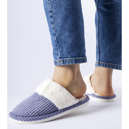 Gemre Blue warm slippers Frappier Cene