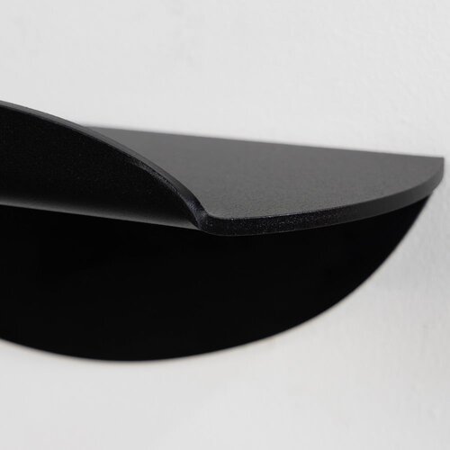Spinder Design Črna kovinska polica 34 cm Pipa &amp;ndash; Slike
