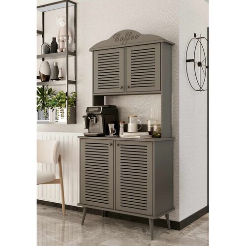 Hanah home ormar za kafe kutak Avior 90, 90 cm, sivi Cene
