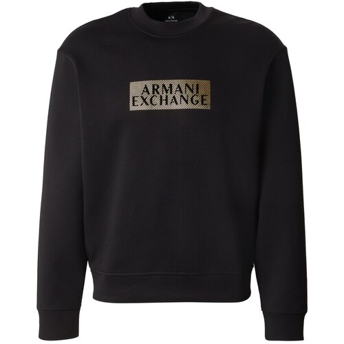 Armani Exchange Sweater majica zlatna / crna Cijene