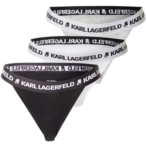 Karl Lagerfeld Spodnje hlačke črna / bela Cene