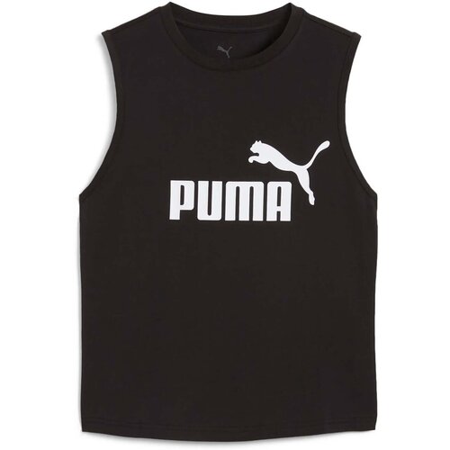 Puma Majice brez rokavov Ess No. 1 Logo Slim Tank Črna Cene