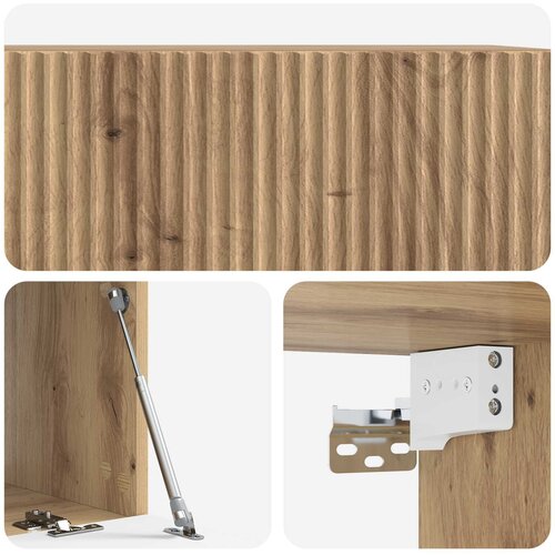  ormar za zid 78,5 x 41 x 30 cm Hrast artisan Slike