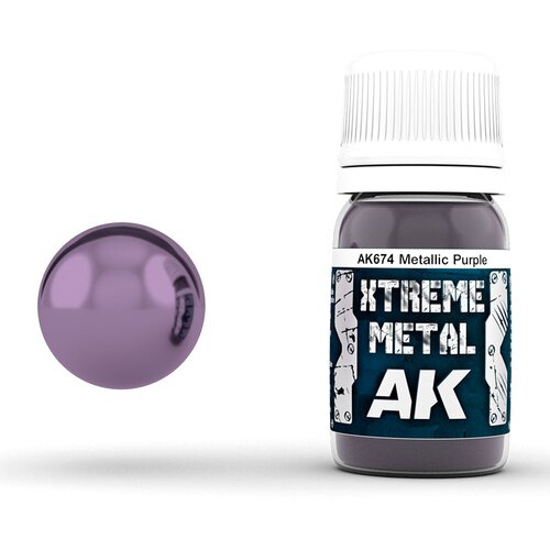 AK Interactive Xtreme Metal Metallic Purple 30ml - AK674 Slike