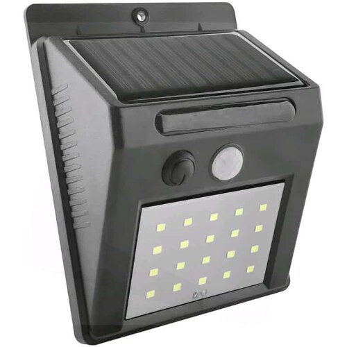 Entac LED stenska solarna svetilka 20 LED 2W črna, (20383115) Cene