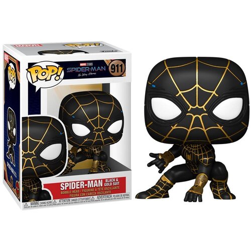 Funko bobble figure marvel - spider-man pop! no way home - spider-man black and gold suit Slike