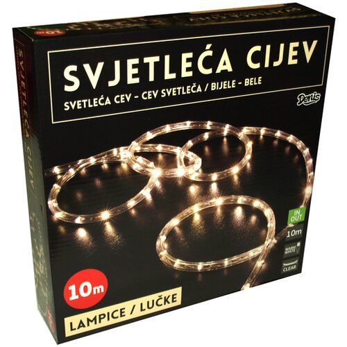  Svetlobna vrv, 10 m, bela, (20824749) Cene