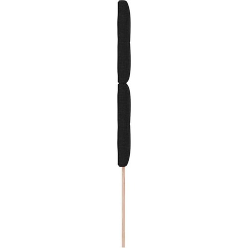  Naslon za glavu s gumbićima crni 80 cm tkanina Slike