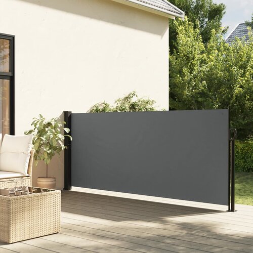 vidaXL Zložljiva stranska tenda antracitna 120x500 cm Cene