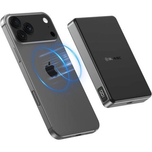BLAVEC Power Bank 10000mAh Ultra Fast 16mm - Tip C - Qi2.2 25W + PD 45W magnetska indukcija Magsafe 2 u 1 crna Cijene