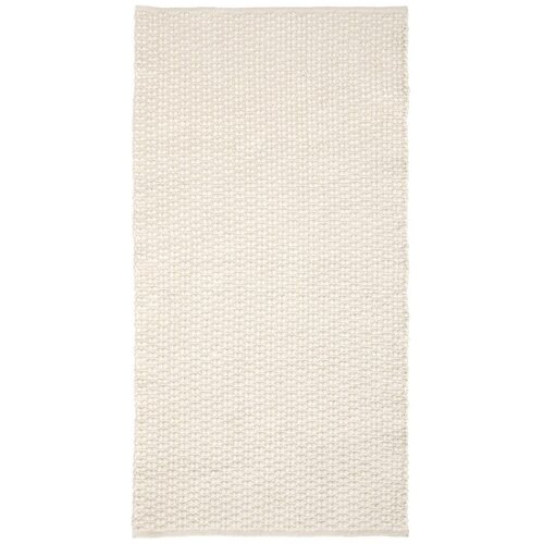 Kave Home Kremno bel ročno tkan tekač iz me&amp;scaron;anice bombaža 70x140 cm Mascarell &amp;ndash; Slike