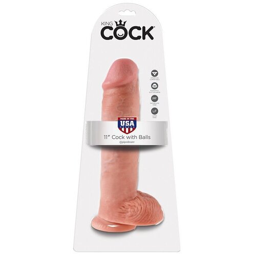 King Cock 11&amp;quot; COCK FLESH WITH BALLS 28 CM Slike