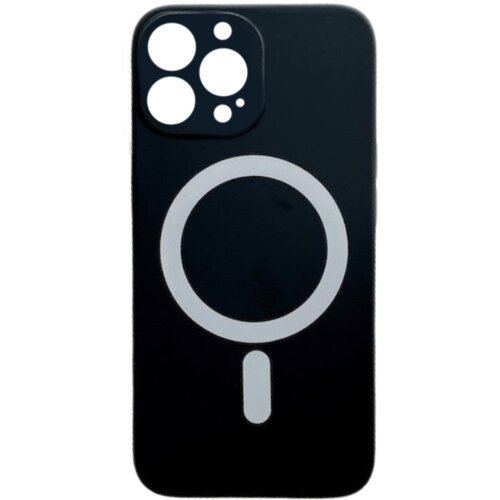  Silikonska futrola Magnetic za iPhone 14 Pro, Crna Cene