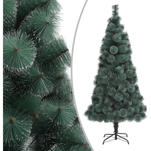 vidaXL Umetna novoletna jelka s stojalom zelena 150 cm PET Cene