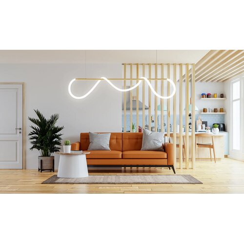 Toolight APP854-CP long gold led stropna svjetiljka Slike