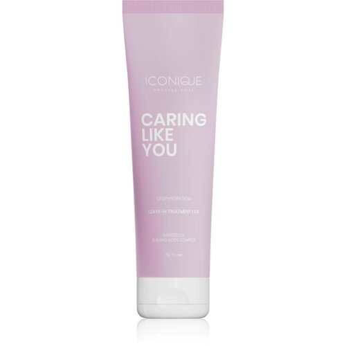 ICONIQUE Professional CARING LIKE YOU Deep Hydration Leave-in treatment 150 ml nega brez spiranja za suhe in po&amp;scaron;kodovane lase 150 ml Slike