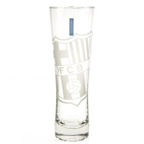 Fc Barcelona Etched Crest Tall Beer Glass kozarec 570 ml Cene