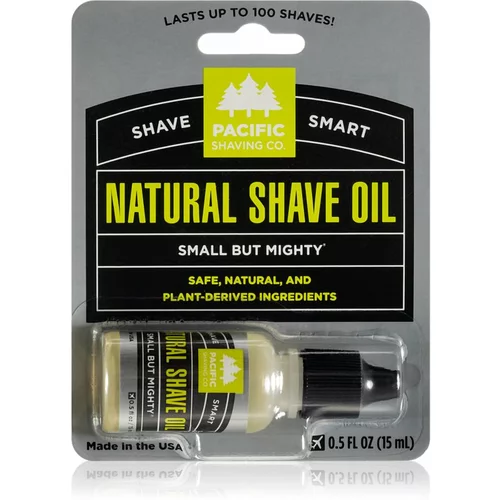Pacific Shaving Co. Shave Smart Natural Shave Oil olje za britje 15 ml za moške