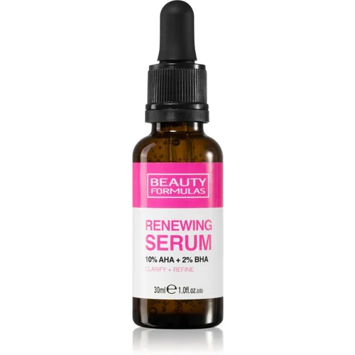 Beauty Formulas Renewing 10% AHA + 2% BHA obnavljajući serum 30 ml