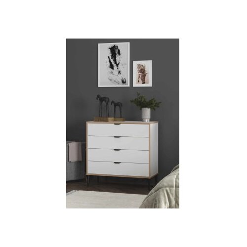 Hanah home komoda arden 4 white Slike
