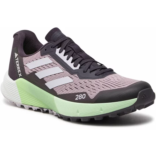Adidas Tenisice za trčanje 'Agravic Flow 2.0' antracit siva / svijetlosiva / ljubičasta