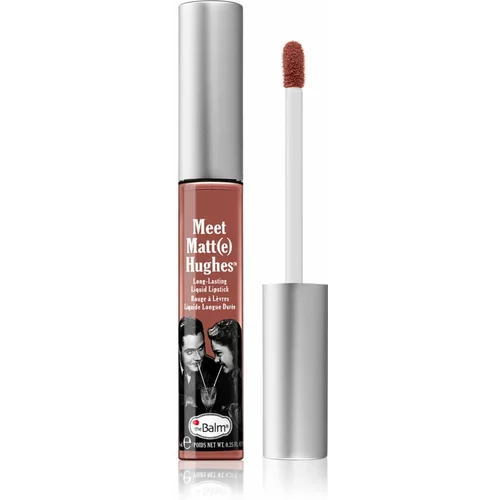 TheBalm Meet Matt(e) Hughes Long Lasting Liquid Lipstick dolgoobstojna tekoča šminka odtenek Committed 7.4 ml